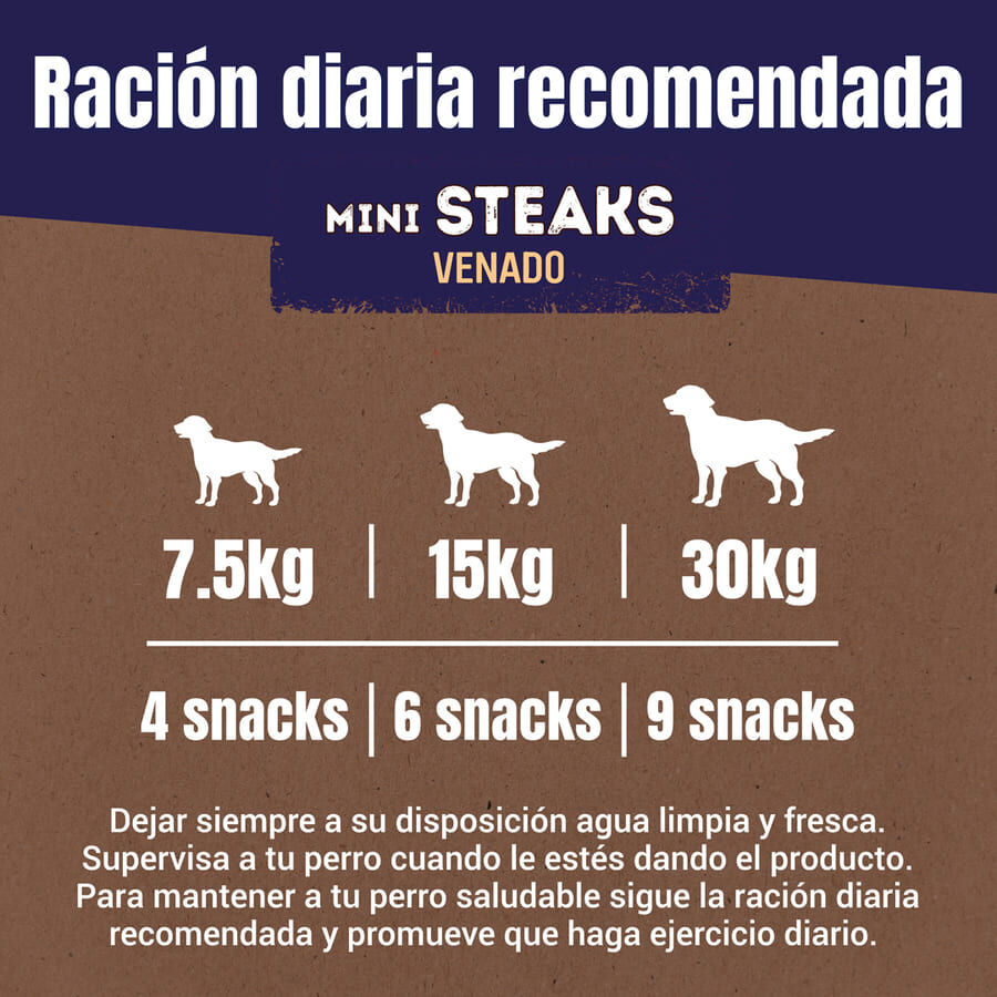 70 g Adventuros Filetes Mini de Venado para perros, , large Imagen numero 4
